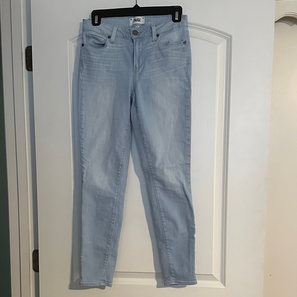 PAIGE Light Blue Skinny Jeans
